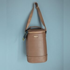 Igloo Luxe Collection Cooler Bag Two Bottle Max Capacity Brown With Handle
